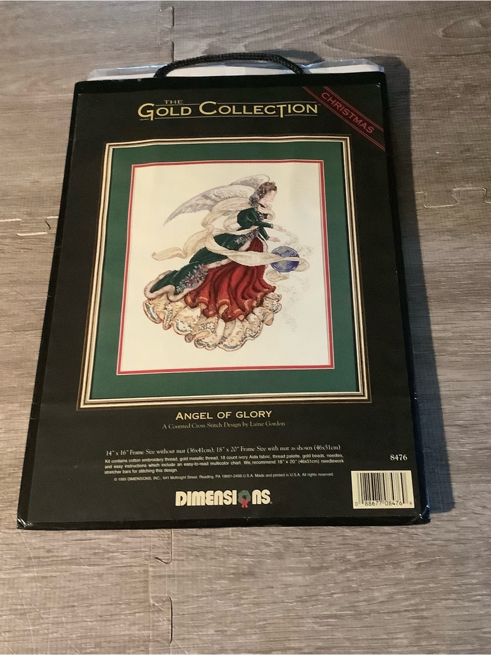 Dimensions Gold Collection Angel of Glory Counted Cross Stitch Kit 8476 1995 NOS